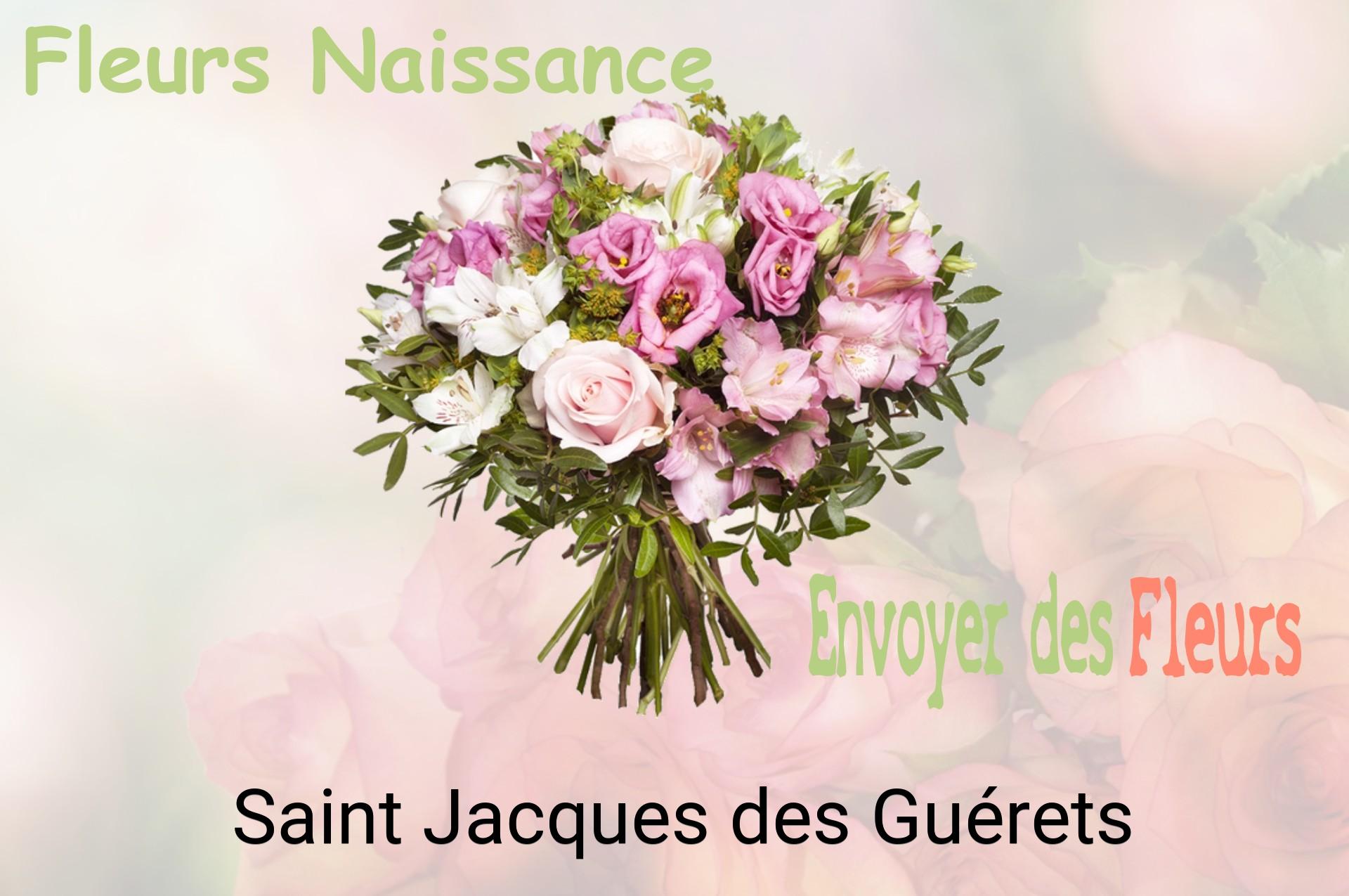 Bouquet de fleurs de naissance livré à Saint-Jacques-des-Guérets